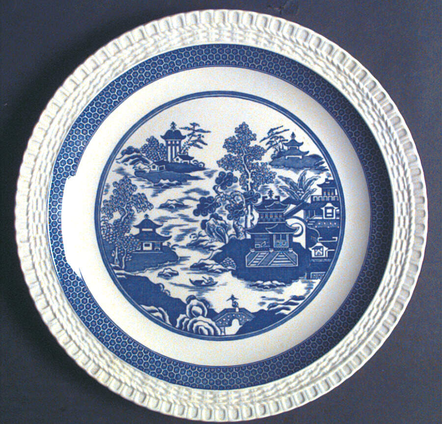 Willow Series (Blue Room) Dinner Plate by Spode-1