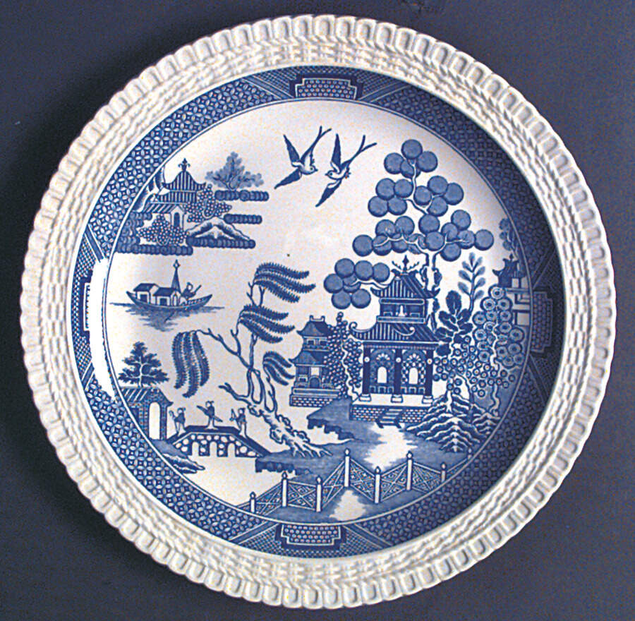 Willow Series (Blue Room) Dinner Plate by Spode-1