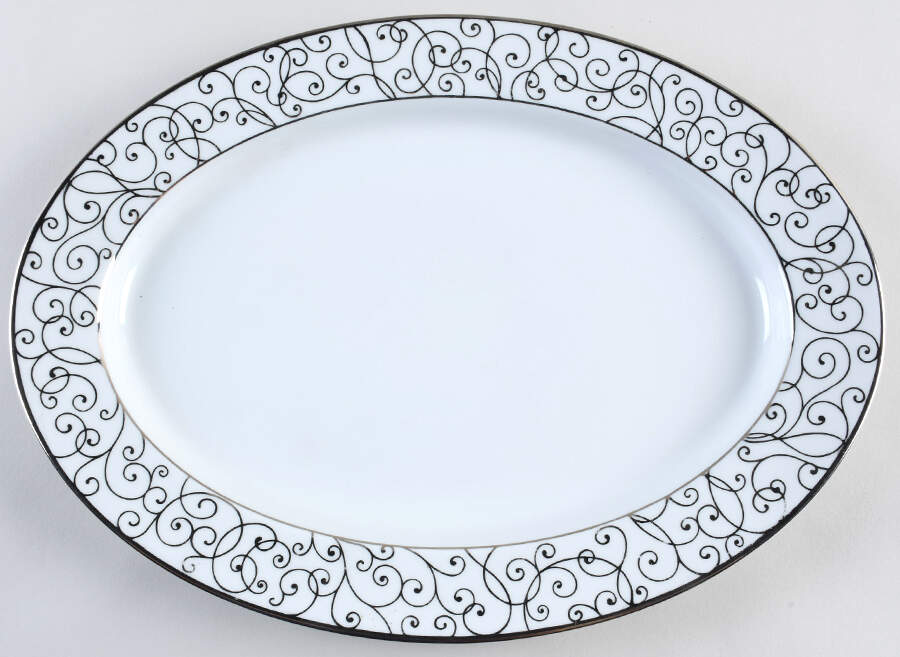 Plaza 16" Oval Serving Platter by Spal Porcelanas-1