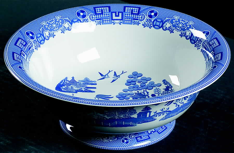 Willow Blue (New, 2002) 40 Oz Pitcher and Bowl, Bowl Only by Spode-1