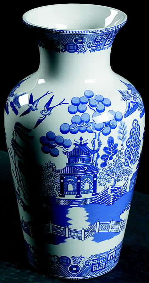 Willow Blue (New, 2002) 10" Vase by Spode-1