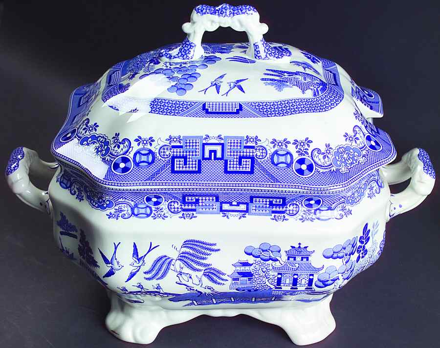 Willow Blue (New, 2002) Tureen &  Lid by Spode-1