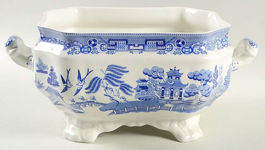 Willow Blue (New, 2002) Tureen No Lid by Spode-1