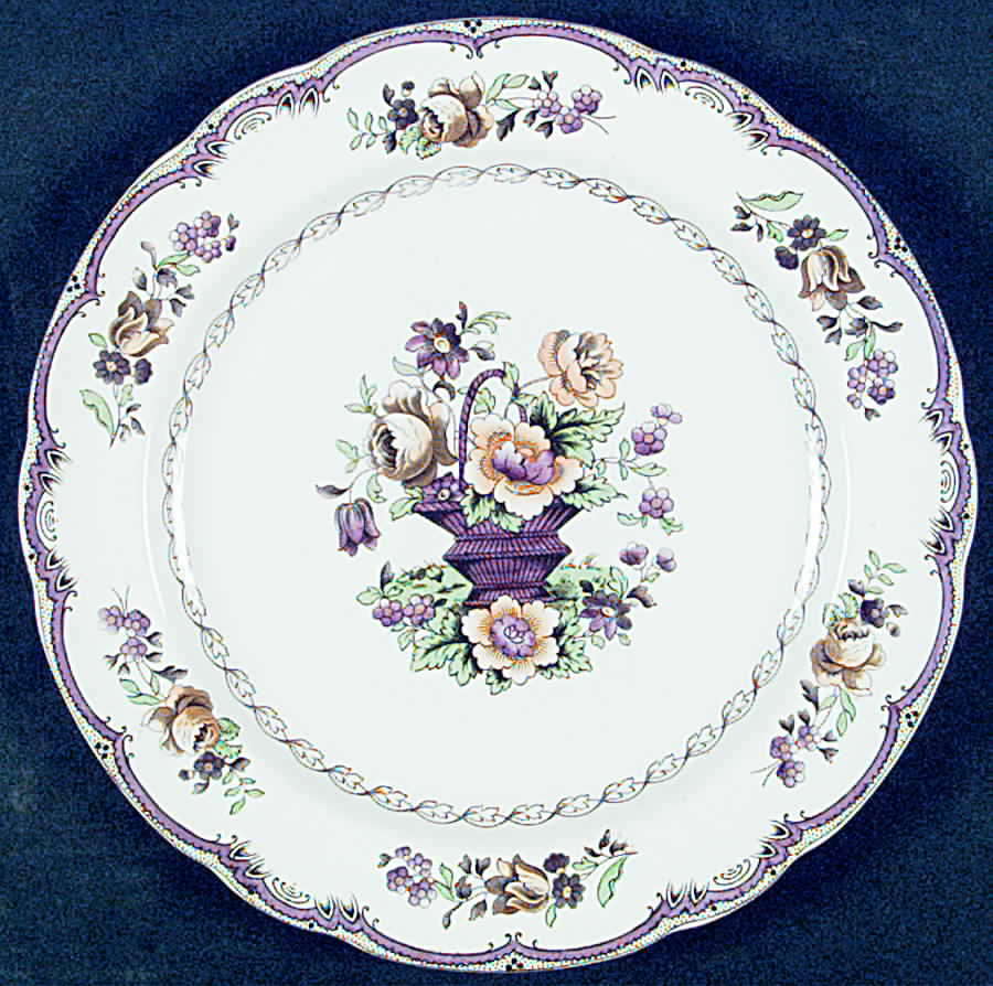 Avondale Purple Dinner Plate by Spode-1
