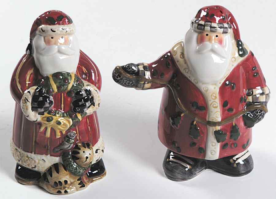 Santa's Spirit Figural Salt & Pepper Set by Sakura-1
