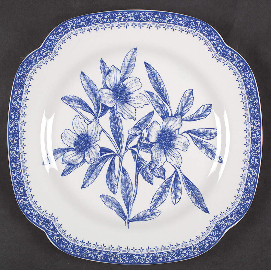 Botanical Collection Square Luncheon Plate by Spode-1