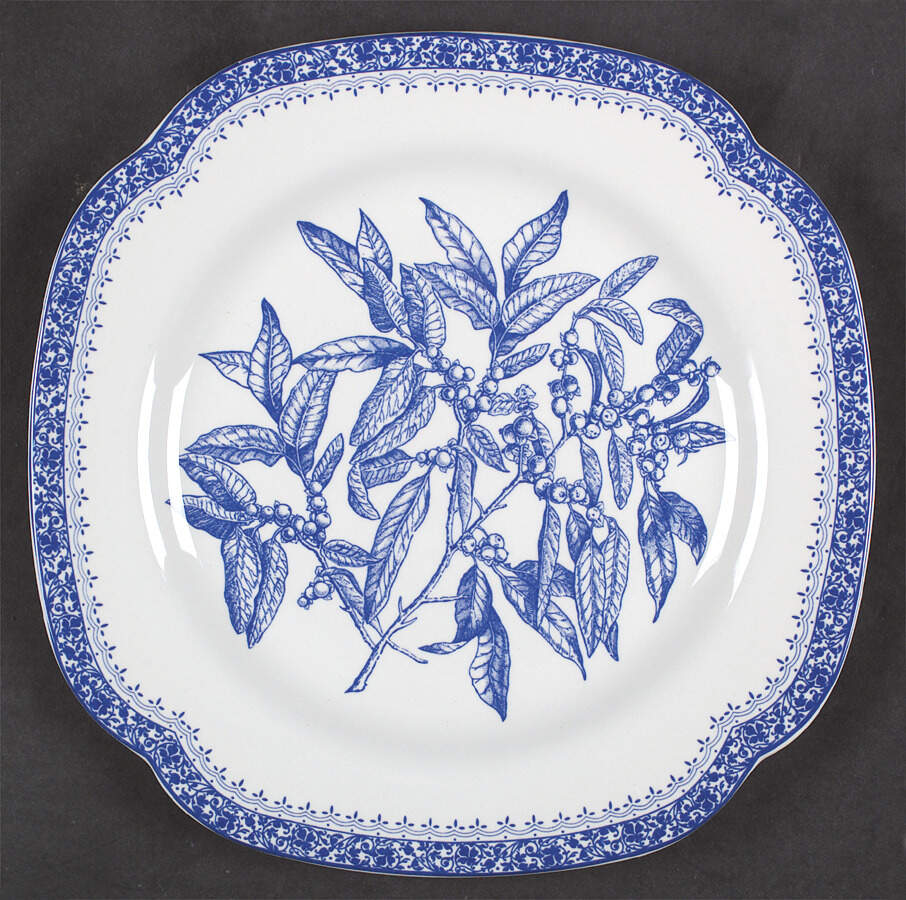 Botanical Collection Square Luncheon Plate by Spode-1