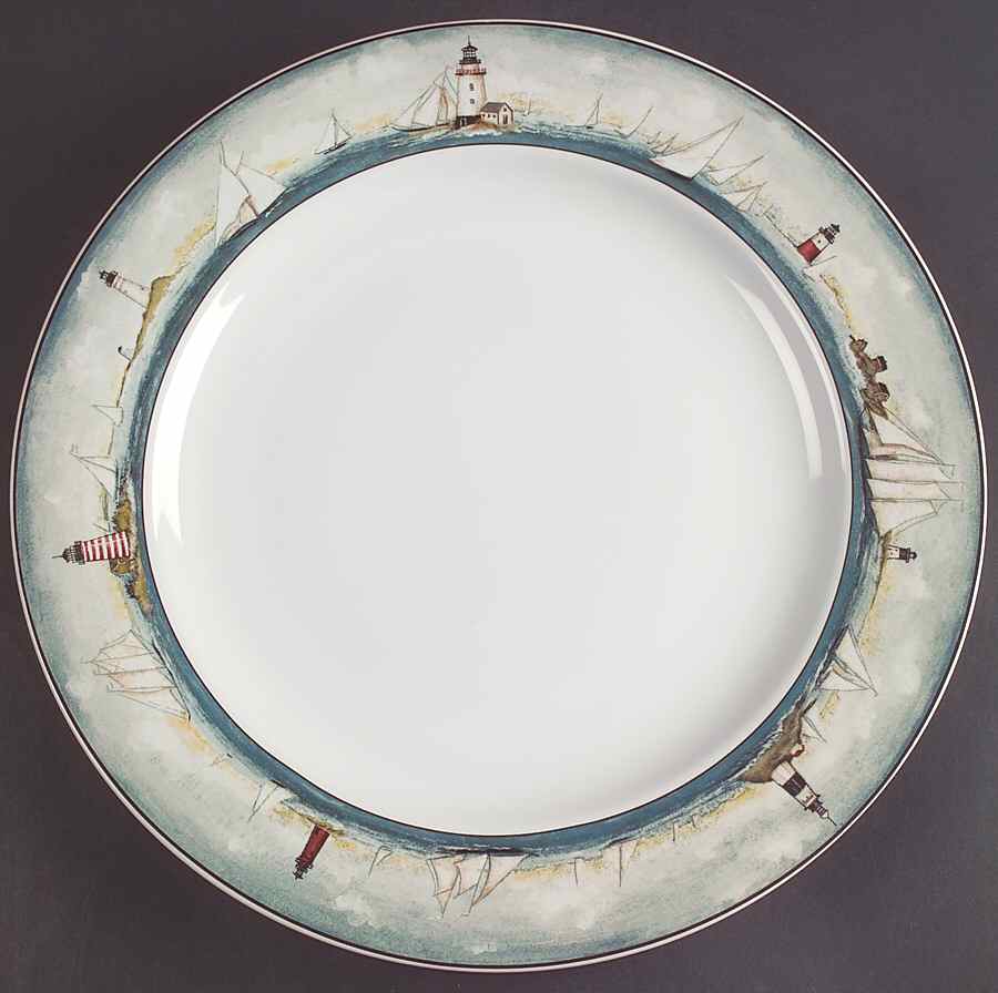 By The Sea (Made In Indonesia) 12" Chop Plate (Round Platter) by Sakura-1