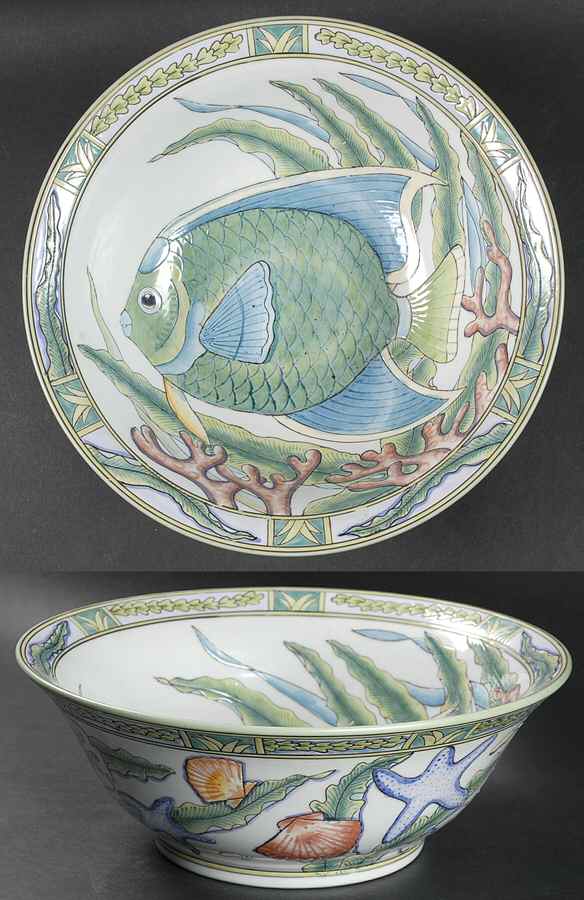 Sea Garden Centerpiece/Console Bowl by Siddhia Hutchinson-1