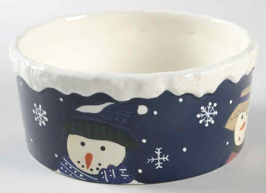 Snow Friends 6" Round Vegetable Bowl by St Nicholas Square-1