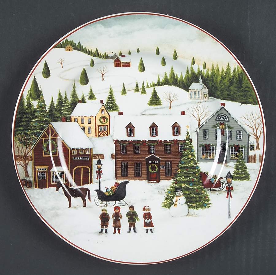 Christmas Valley Salad/Dessert Plate by Sakura-1