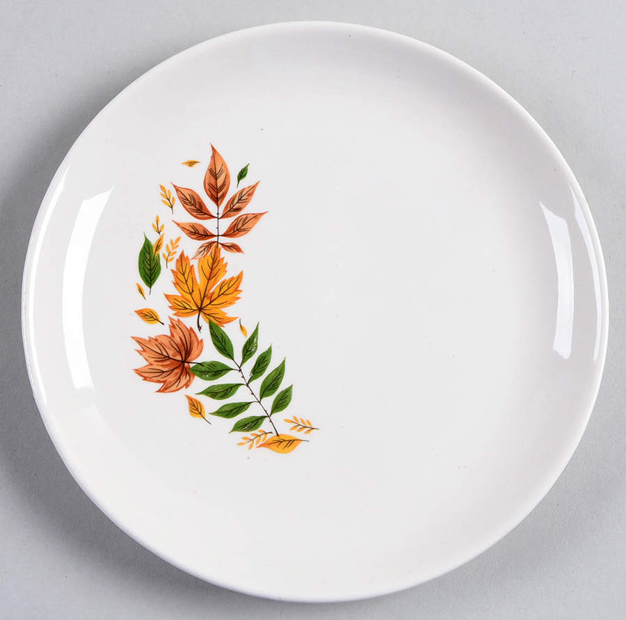 Autumn Leaves Bread & Butter Plate by Salem-1