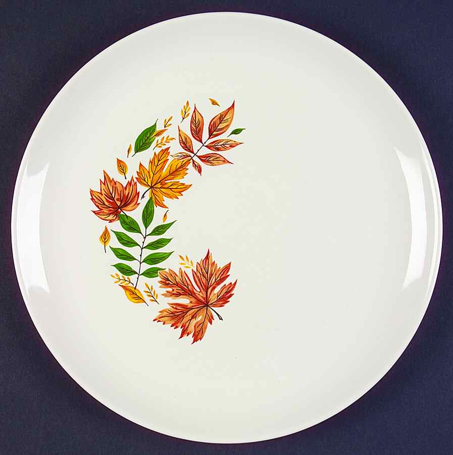 Autumn Leaves Dinner Plate by Salem-1