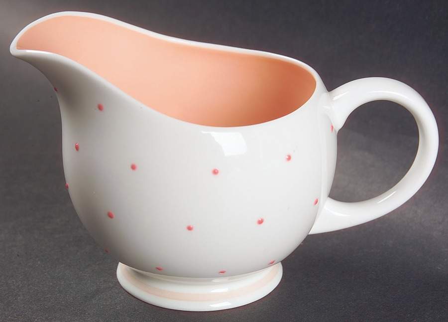Raised Spot Pink Creamer by Susie Cooper-1