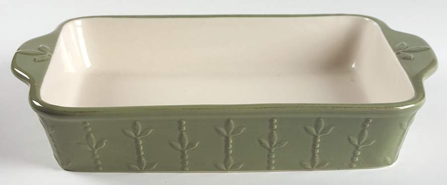 Sorrento Oregano (Green) 13"  Rectangular Baker by Signature-1