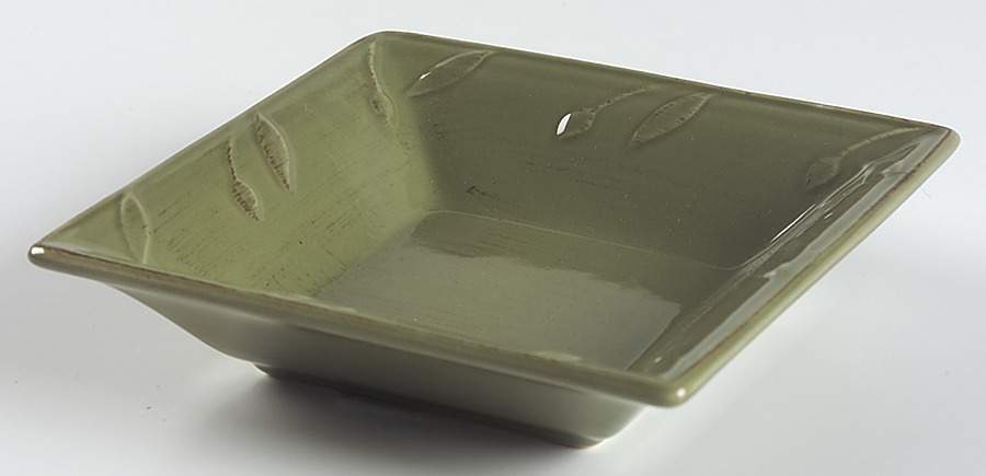 Sorrento Oregano (Green) Individual Square Dip Dish by Signature-1