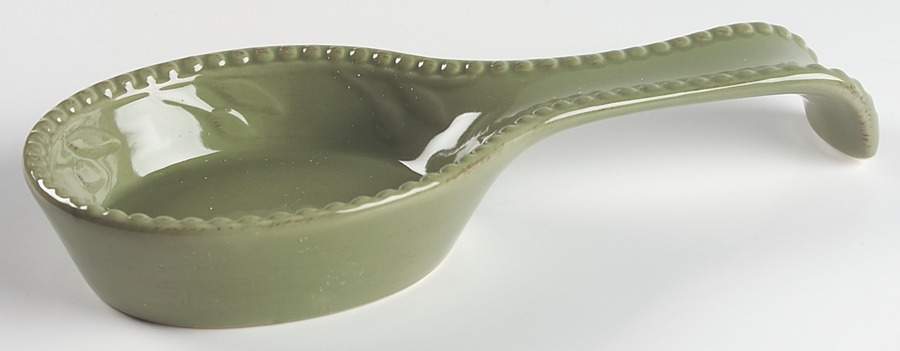 Sorrento Oregano (Green) Spoon Rest/Holder (Holds 1 Spoon) by Signature-1