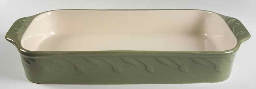Sorrento Oregano (Green) 18" Rectangular Baker by Signature-1