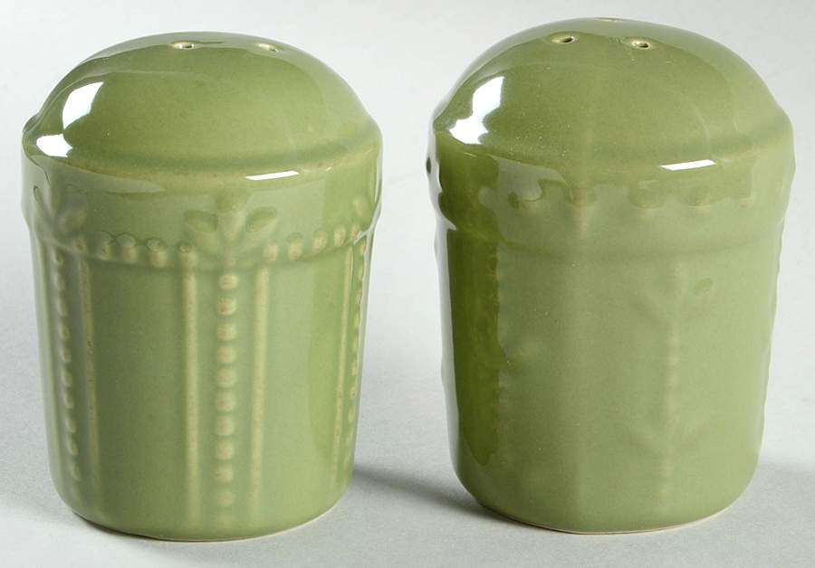 Sorrento Oregano (Green) Salt & Pepper Set by Signature-1