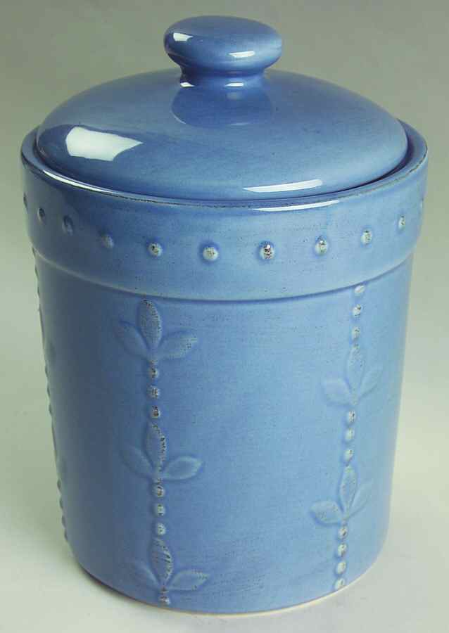 Sorrento Mediterranean (Blue) Medium Canister & Lid by Signature-1