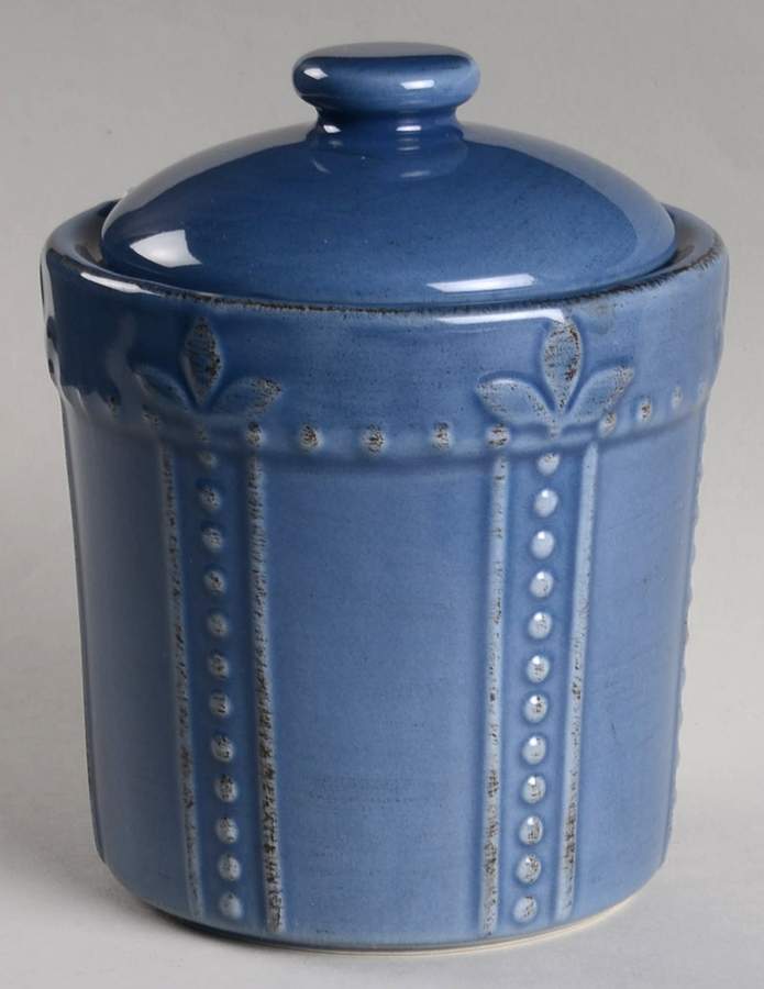 Sorrento Mediterranean (Blue) Sugar Bowl & Lid by Signature-1