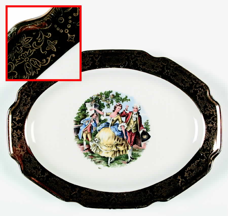 SAB63 11" Oval Serving Platter by Sabin-1