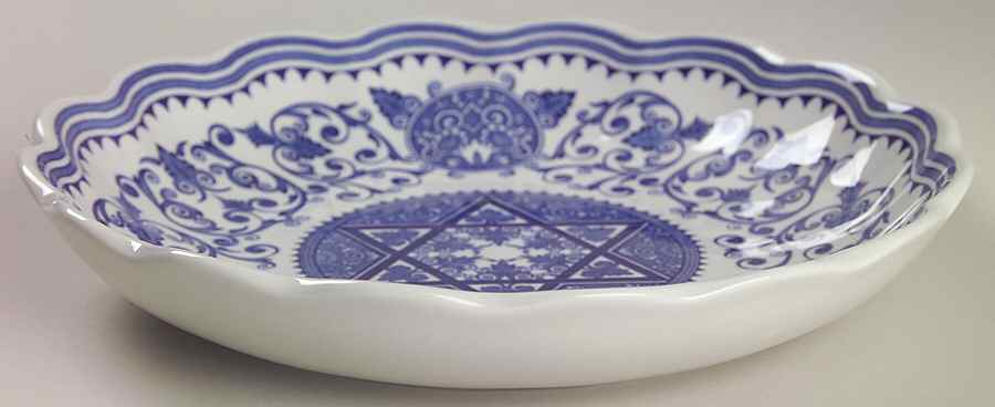 Blue Room (Judaic Collection) Honey Bowl by Spode-1