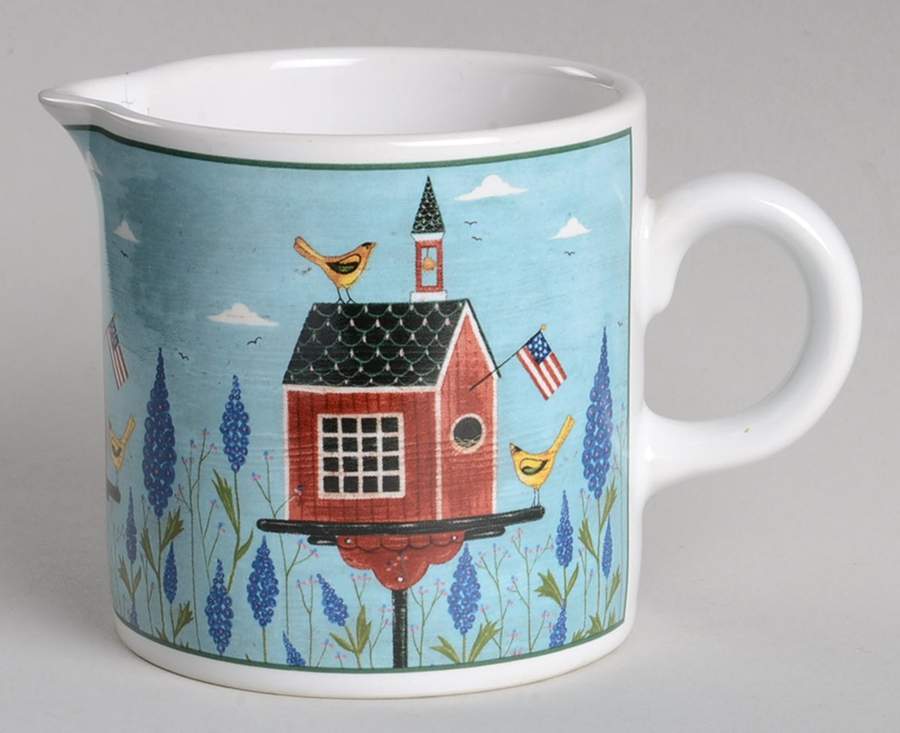 Birdhouses Creamer by Sakura-1