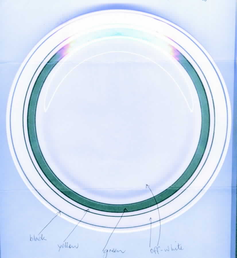 Green Veil Dinner Plate by Sosume-1