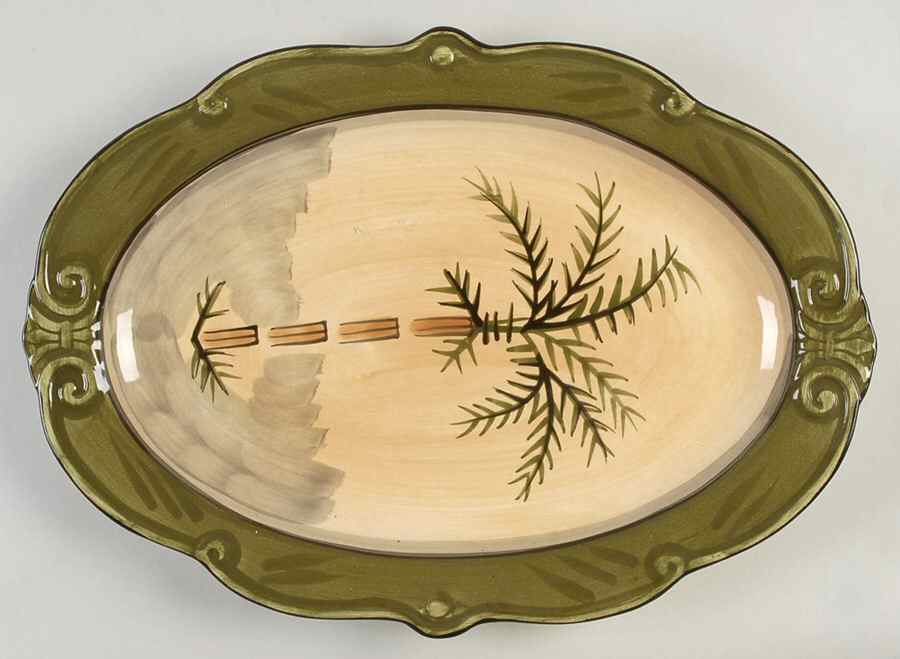 West Indies 15" Oval Serving Platter by Sauvignon-1