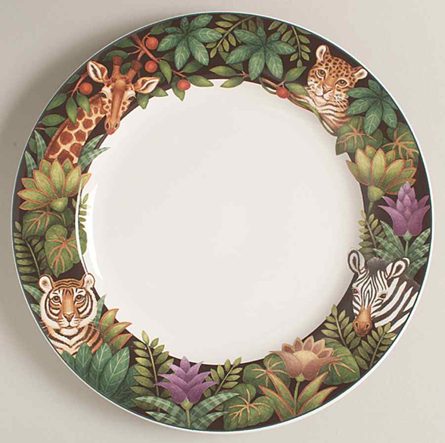 Jungle Dinner Plate by Sakura-1
