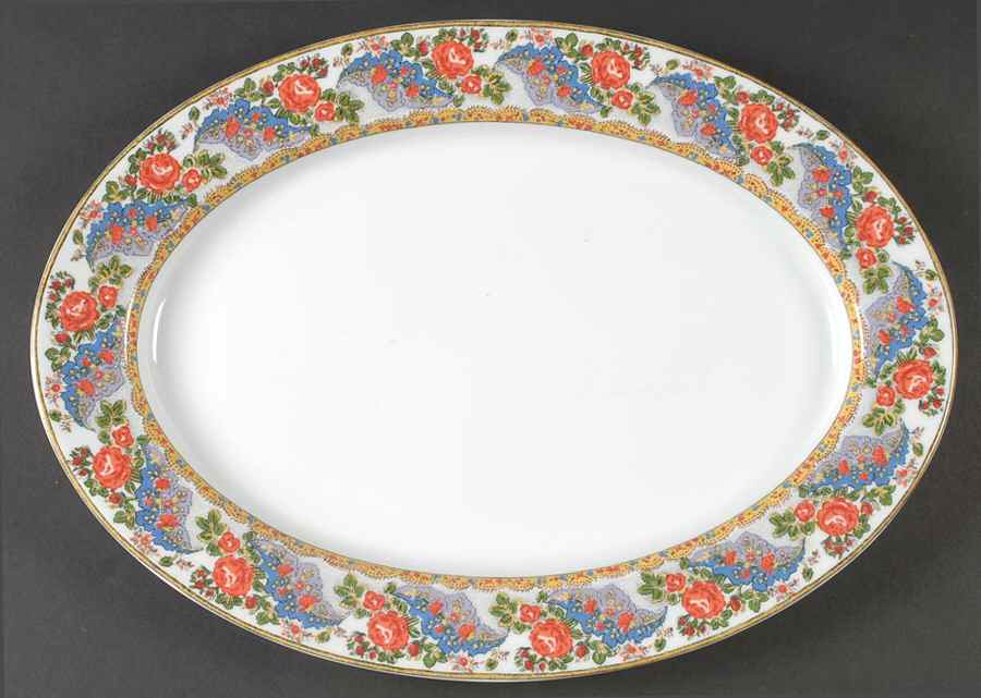 Saint Remy 16" Oval Serving Platter by Solafrance-1