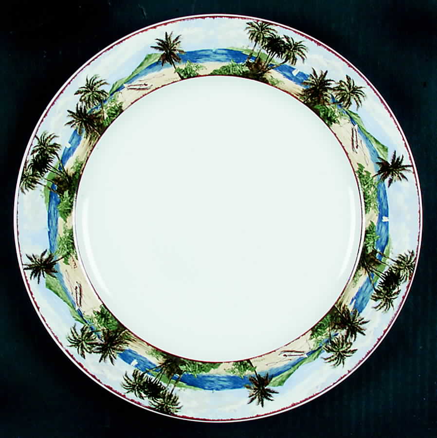 Plantation Home Dinner Plate by Sakura-1