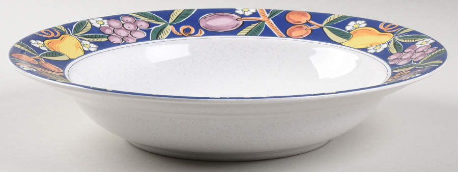Harvest Vine Large Rim Soup Bowl by Studio Nova-1