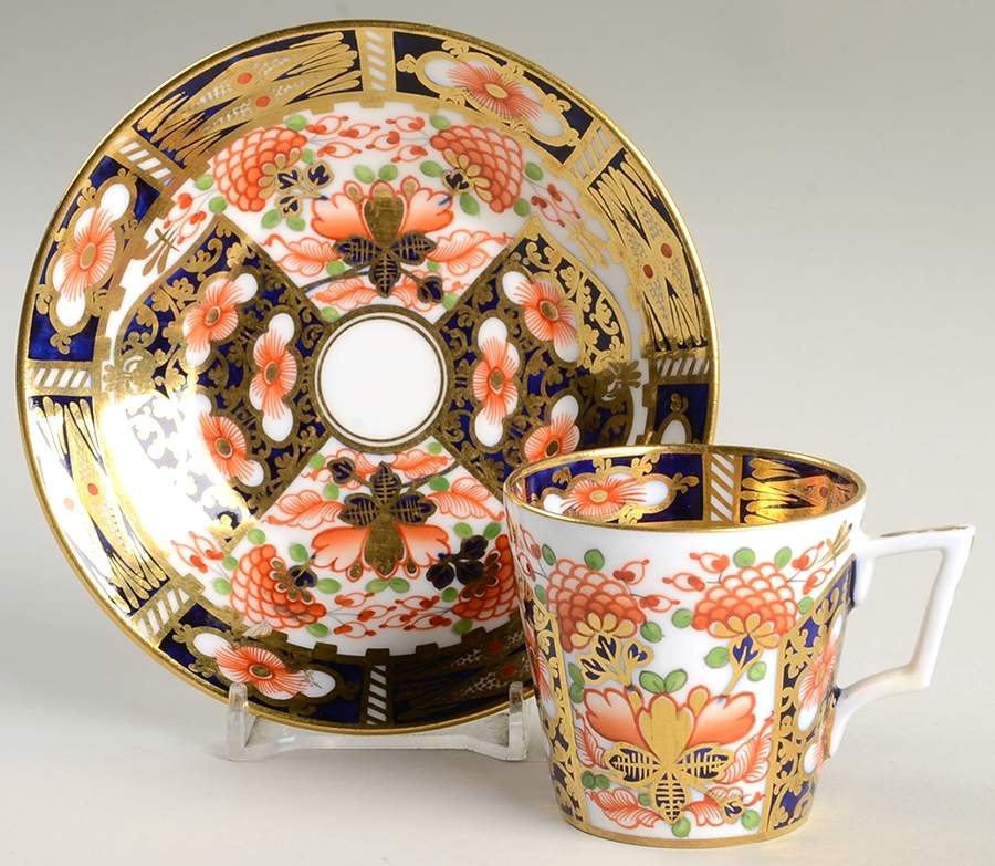 SVX1 Flat Demitasse Cup & Saucer Set by Stevenson & Hancock-1