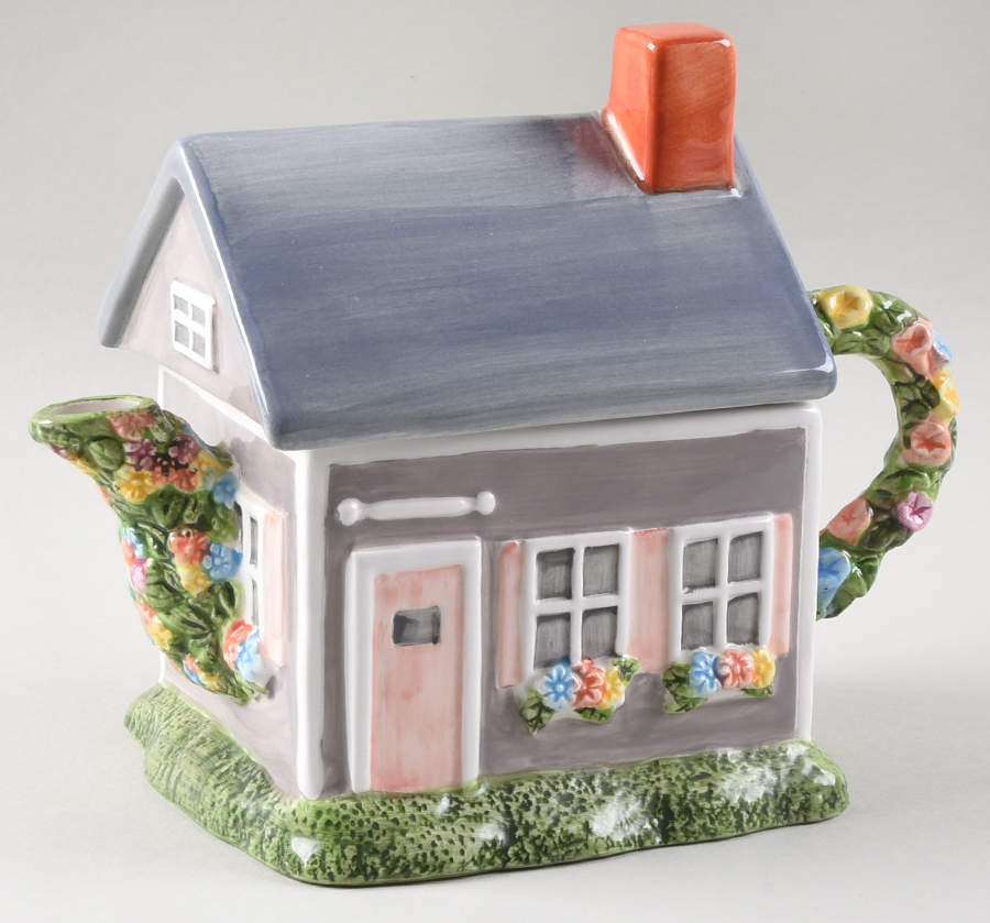 Nantucket Sculpted Teapot & Lid by Sakura-1