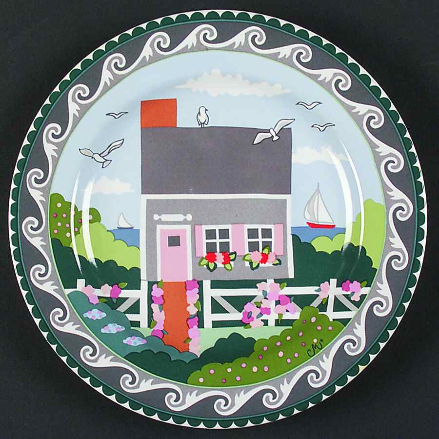 Nantucket Salad/Dessert Plate by Sakura-1