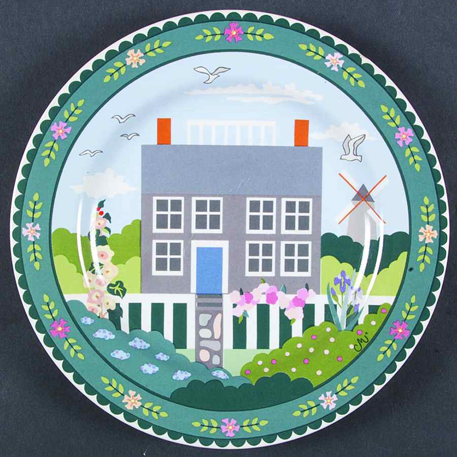 Nantucket Salad/Dessert Plate by Sakura-1