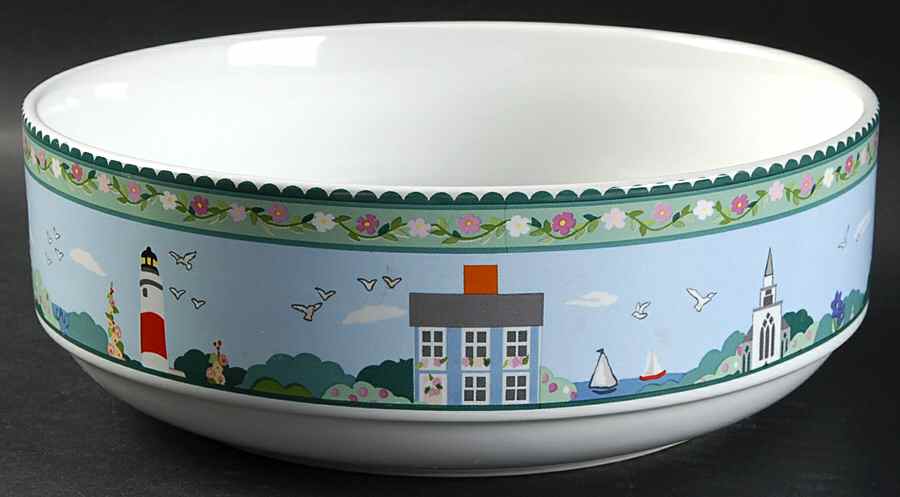 Nantucket 9" Round Vegetable Bowl by Sakura-1