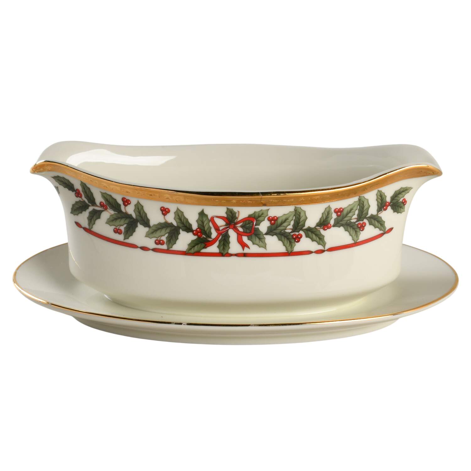 SEI14 Gravy Boat with Attached Underplate by Seizan-1