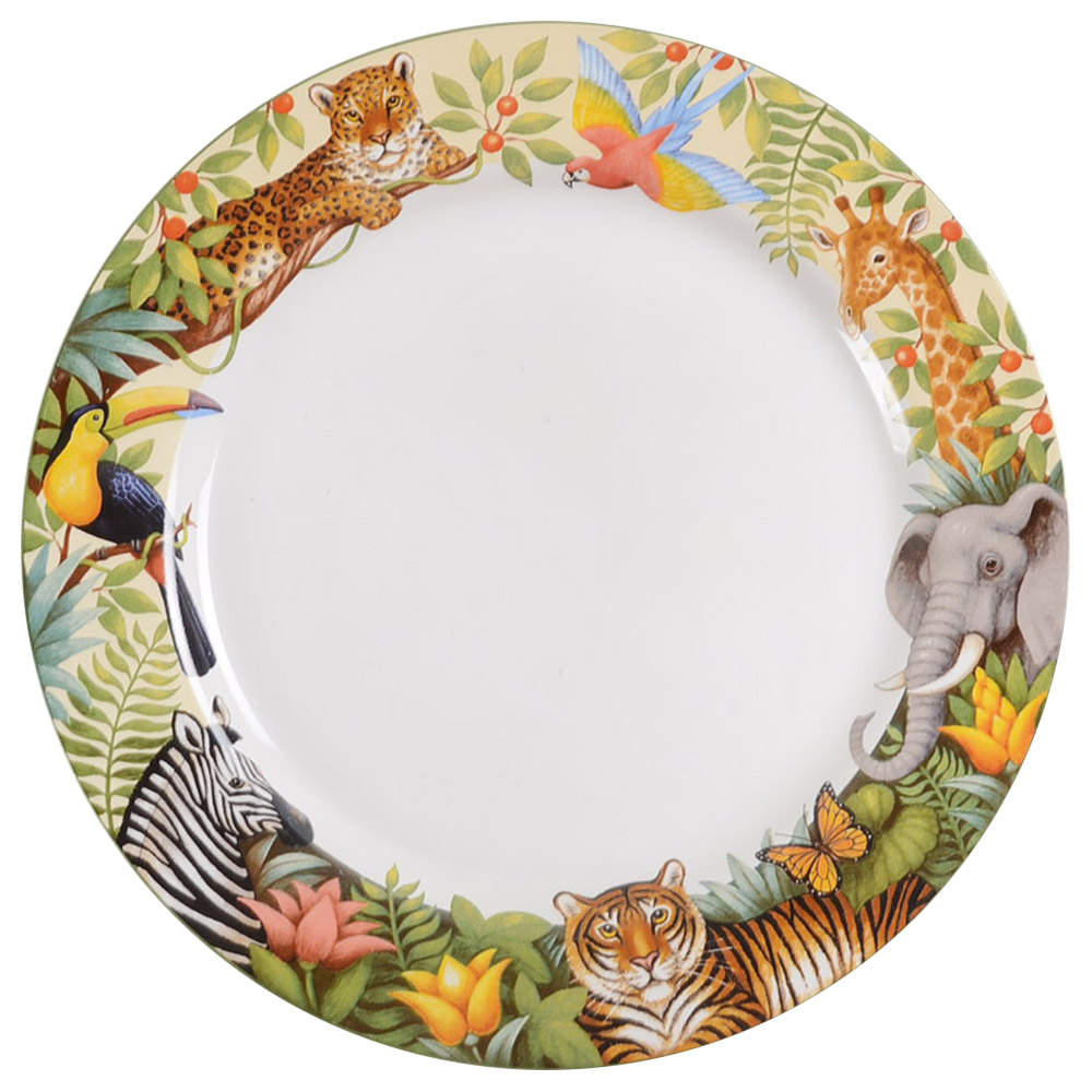 Jungle Animals Dinner Plate by Sakura-1
