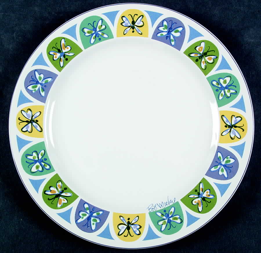 Butterfly (Decals) Dinner Plate by Sakura-1