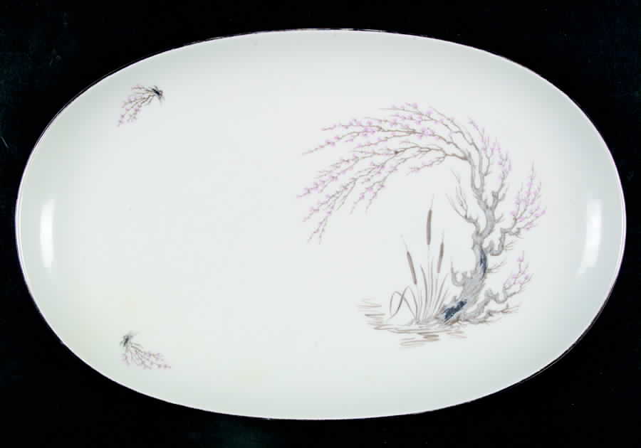 SCH406 11" Oval Serving Platter by Schumann - Bavaria-1
