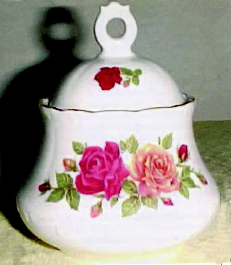SCH407 Sugar Bowl & Lid by Schumann - Bavaria-1