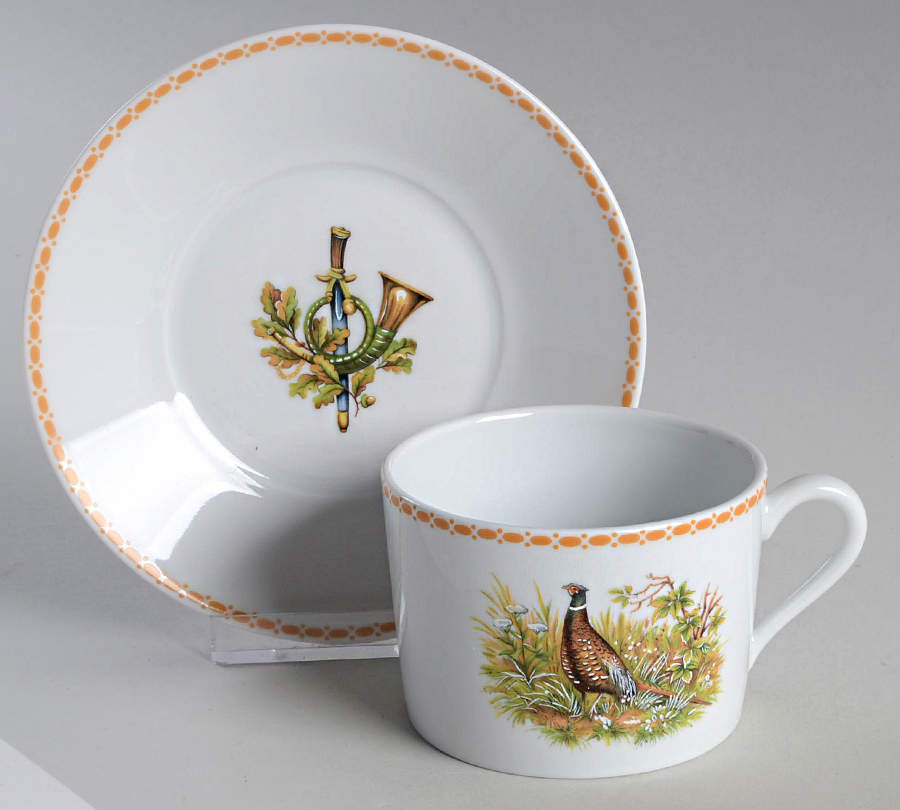 Forestiere Flat Cup & Saucer Set by Source Perrier Collection-1