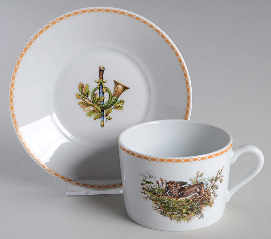 Forestiere Flat Cup & Saucer Set by Source Perrier Collection-1
