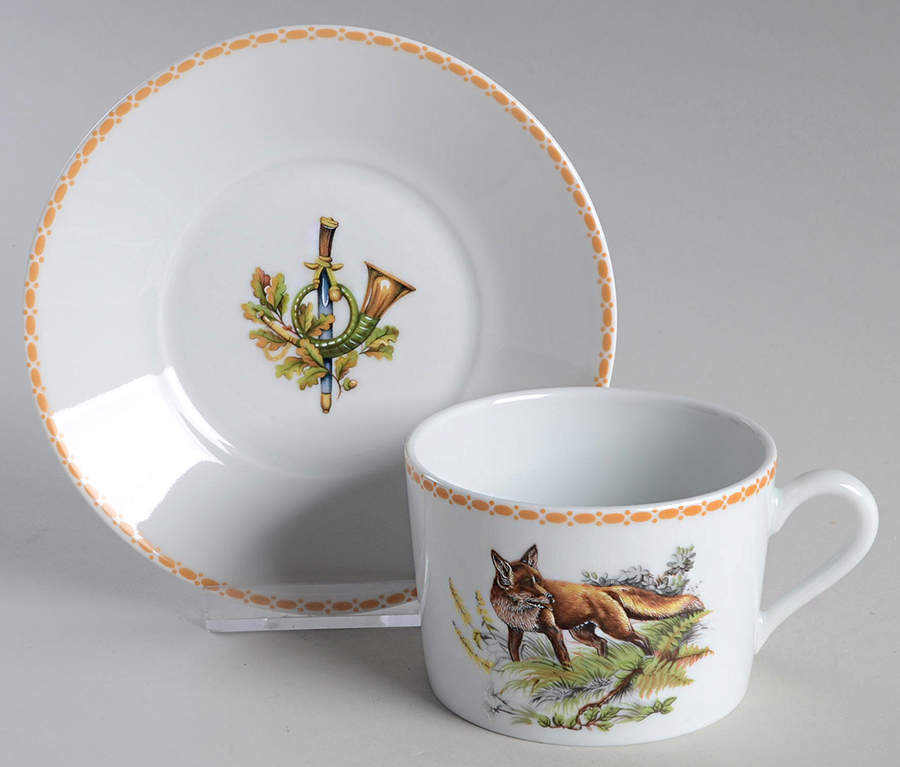 Forestiere Flat Cup & Saucer Set by Source Perrier Collection-1