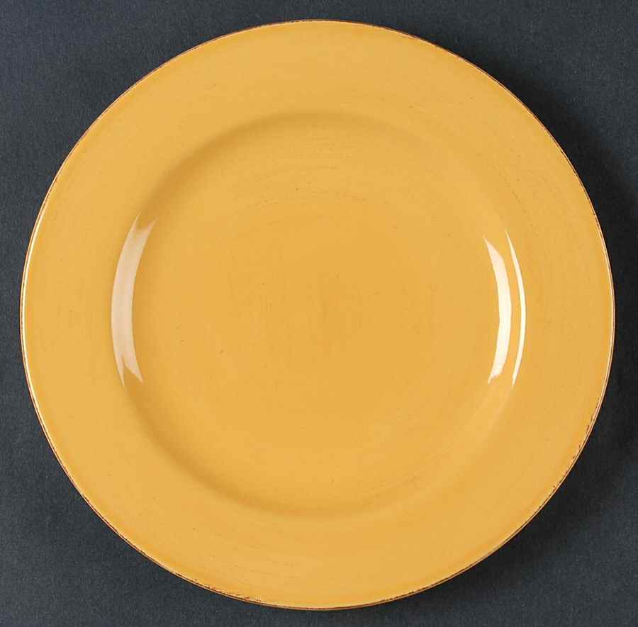 Lucca Mustard (Yellow) Salad Plate by Signature-1