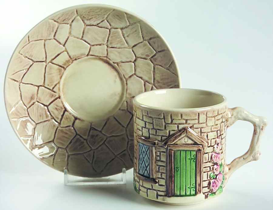 SHK3 Flat Cup & Saucer Set by Shaw & Copestake-1