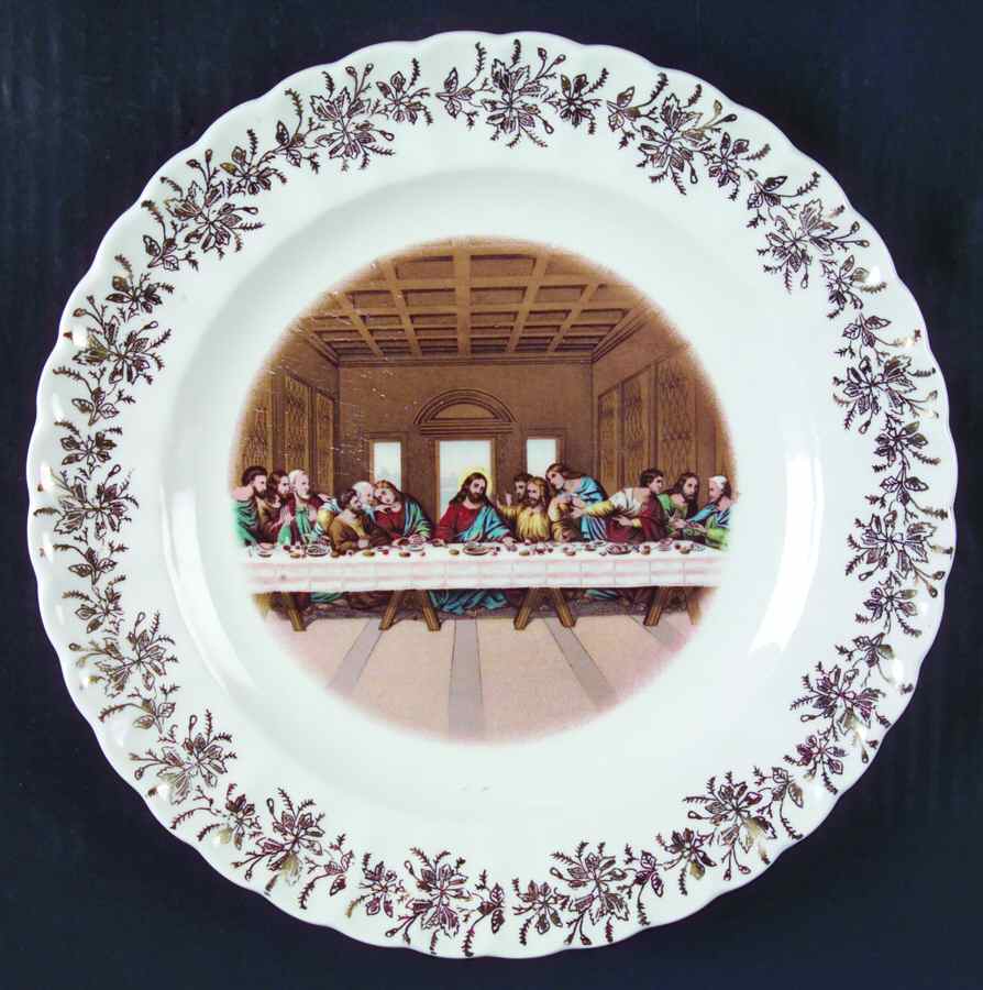 Lord's Supper (Scalloped) Dinner Plate by Sanders-1